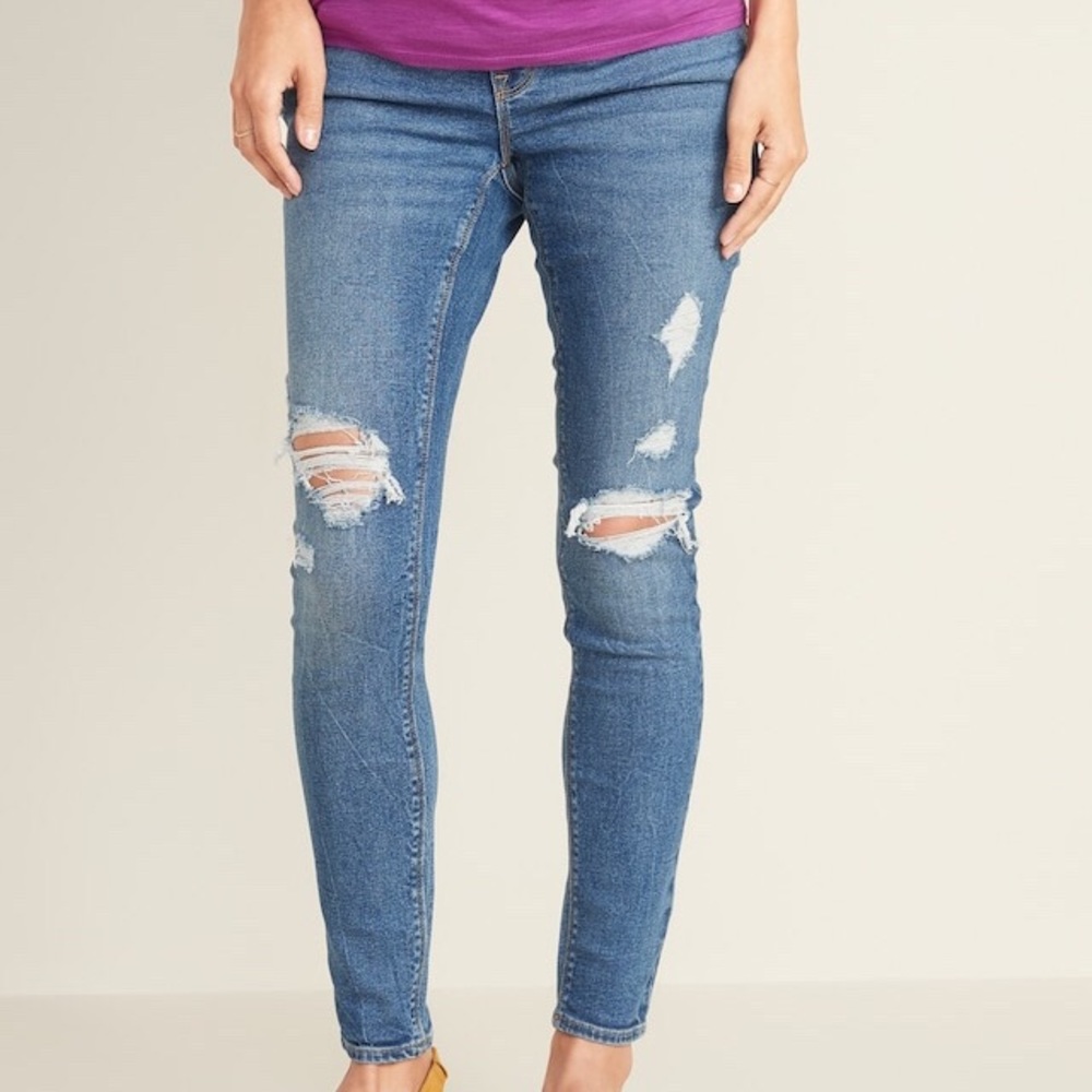 8 short old navy distressed rockstar full panel